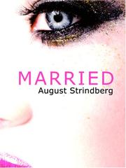 Cover of: Married (Large Print Edition) by August Strindberg