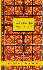 Cover of: Travels in West Africa
