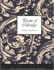 Cover of: Poems of Coleridge (Large Print Edition)