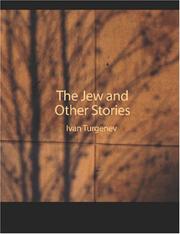 Cover of: The Jew and Other Stories (large Print Edition) by Ivan Sergeevich Turgenev