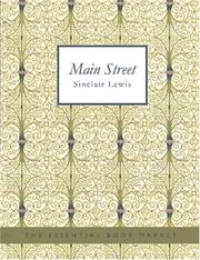 Cover of: Main Street (Large Print Edition) by Sinclair Lewis