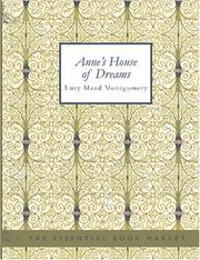 Cover of: Anne\'s House of Dreams (Large Print Edition) by Lucy Maud Montgomery