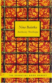 Cover of: Nina Balatka