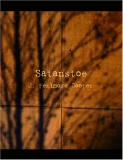 Cover of: Satanstoe (Large Print Edition) by James Fenimore Cooper