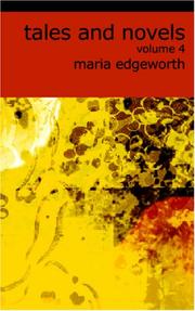 Cover of: Tales and Novels by Maria Edgeworth