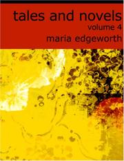 Cover of: Tales and Novels (Large Print Edition) by Maria Edgeworth