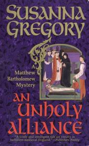 Cover of: An Unholy Alliance (Matthew Bartholomew Mysteries)