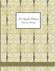 Cover of: An Apache Princess (Large Print Edition): A Tale of the Indian Frontier