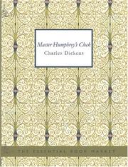 Cover of: Master Humphrey\'s Clock (Large Print Edition) by Charles Dickens, Nancy Holder