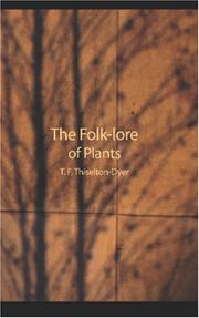 Cover of: The Folk-lore of Plants