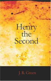 Cover of: Henry the Second by J. R. Green