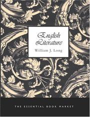 Cover of: English Literature: Its History and Significance for the Life of the English-Speaking World