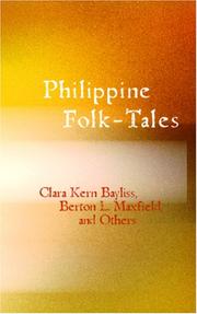 Cover of: Philippine Folk-Tales