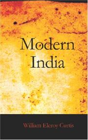 Cover of: Modern India by Curtis, William Eleroy