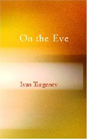 Cover of: On the Eve by Ivan Sergeevich Turgenev