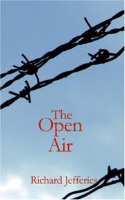 Cover of: The Open Air by Richard Jefferies