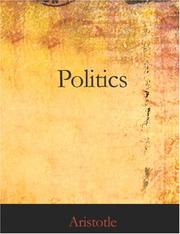 Cover of: Politics (Large Print Edition) by Aristotle