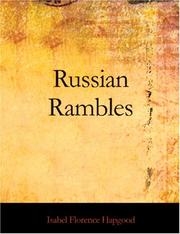 Cover of: Russian Rambles (Large Print Edition) by Isabel Florence Hapgood