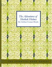 Cover of: THE ADVENTURES OF SHERLOCK HOLMES (Large Print Edition) by Arthur Conan Doyle, Arthur Conan Doyle