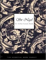 Cover of: Sir Nigel (Large Print Edition) | Arthur Conan Doyle