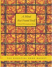 Cover of: A Mind That Found Itself (Large Print Edition) by Clifford Whittingham Beers