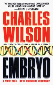 Cover of: Embryo by Charles Wilson