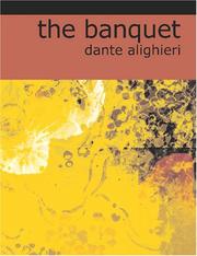 Cover of: The Banquet (Large Print Edition) by Dante Alighieri, Dante Alighieri