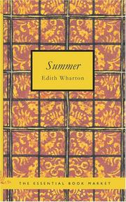 Cover of: Summer by Edith Wharton