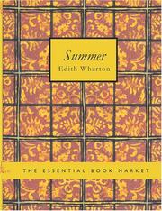 Cover of: Summer (Large Print Edition) by Edith Wharton