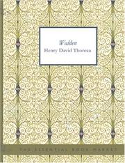 Cover of: Walden (Large Print Edition) by Henry David Thoreau