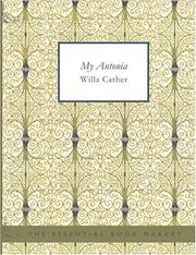 Cover of: My Antonia (Large Print Edition) by Willa Cather