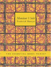 Cover of: Monsieur Violet (Large Print Edition)