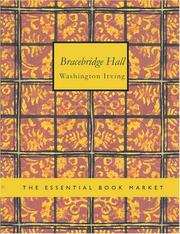 Cover of: Bracebridge Hall (Large Print Edition) by Washington Irving