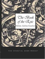 Cover of: The Book of the Epic (Large Print Edition)