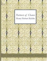 Cover of: Partners of Chance (Large Print Edition) | Henry Herbert Knibbs