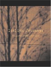 Cover of Italian journeys