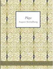 Cover of: Plays by August Strindberg (Large Print Edition) by August Strindberg