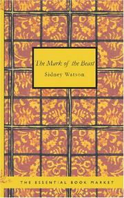 The Mark of the Beast by Sidney Watson