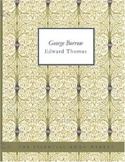 Cover of: George Borrow (Large Print Edition): The Man and His Books
