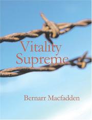 Cover of: Vitality Supreme (Large Print Edition) by Bernarr Macfadden, Bernarr Macfadden