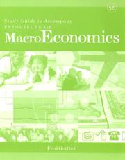 Cover of: Principles of MacroEconomics: Study Guide to Accompany