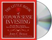 Cover of: The Little Book of Common Sense Investing by John C. Bogle