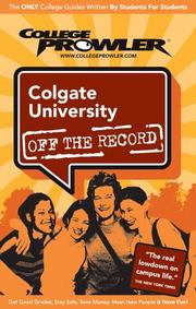 Cover of: Colgate University NY 2007
