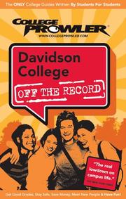 Cover of: Davidson College NC 2007