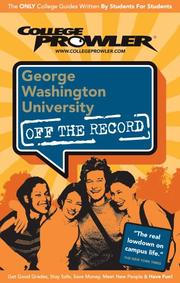 Cover of: George Washington University DC 2006