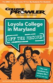 Cover of: Loyola College in Maryland MD 2007 | College Prowler