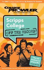 Cover of: Scripps College CA 2007 by College Prowler