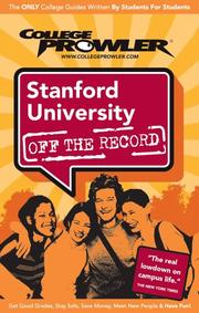 Cover of: Stanford University CA 2007 (Off the Record) by Ian Spiro