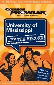 Cover of: University of Mississippi 2007 | College Prowler