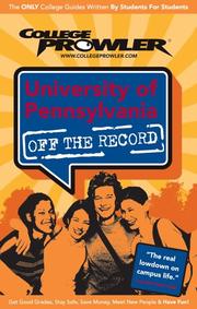 Cover of: University of Pennsylvania 2007